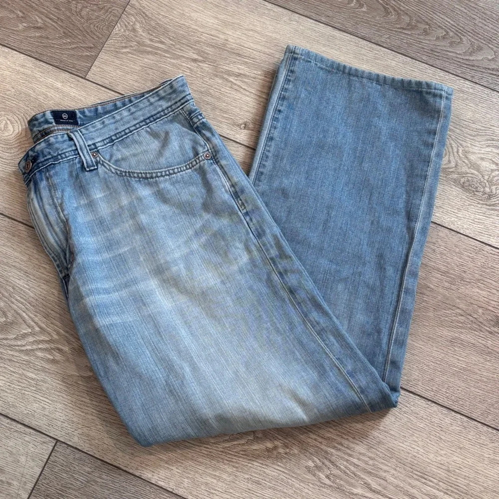 AG Adriano Goldschmied The Hero Jeans Mens 36 Light Wash Relaxed Fit Denim